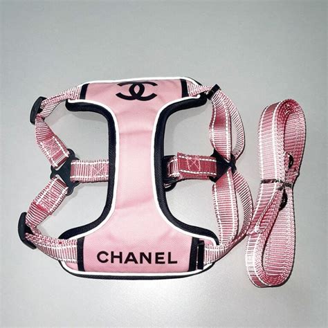 coco chanel dog harness|chanel dog clothing.